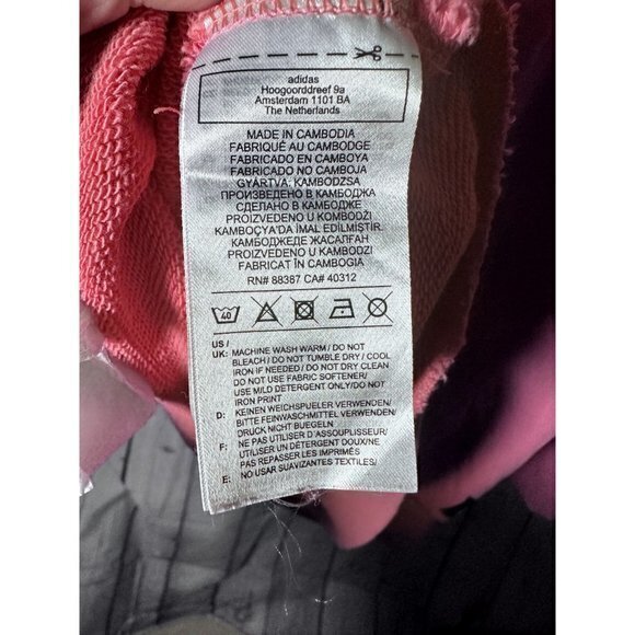 ADIDAS LADIES OVERSIZED HOODIE SZ (XL) EUC AND GENTLY WORN - Picture 4 of 4